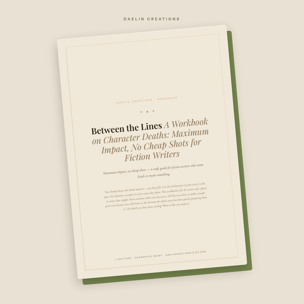Character Death Workbook for Fiction Writers — image 2