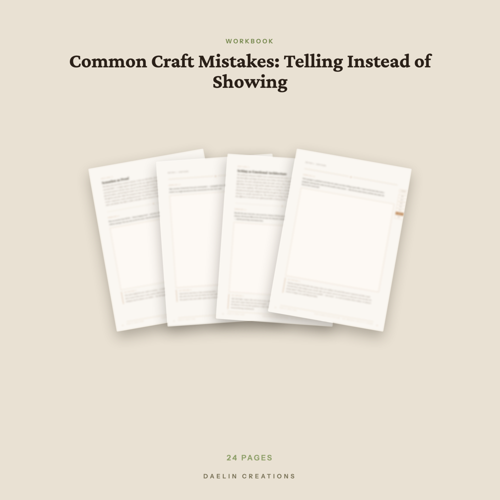 Show Don't Tell Fiction Writing Workbook — Craft Exercises for Writers — image 3