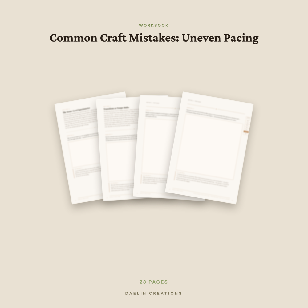 Fiction Writing Workbook — Pacing Guide for Writers — image 3
