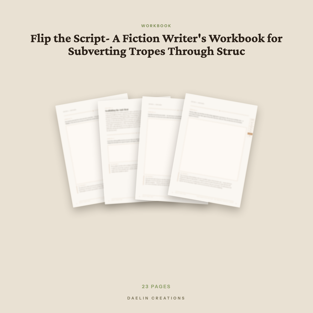 Flip the Script — Fiction Writer's Workbook for Subverting Tropes — image 3