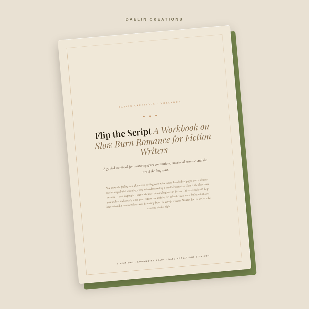 Flip the Script: Slow Burn Romance Writing Workbook — image 2