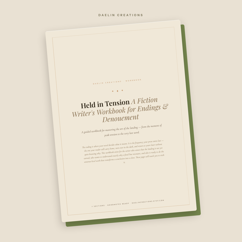 Fiction Writing Workbook — Endings & Denouement — image 2