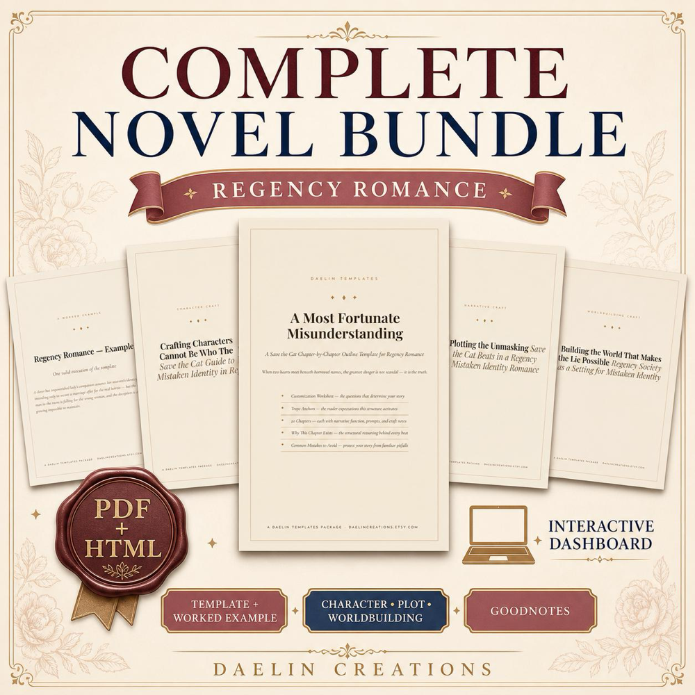 Psychological Thriller Plot Tracker Bundle