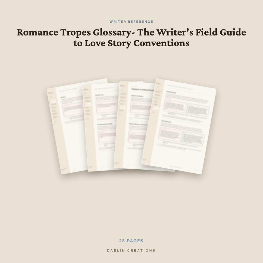 Romance Tropes Glossary — Writer's Field Guide to Love Story Conventions — image 3
