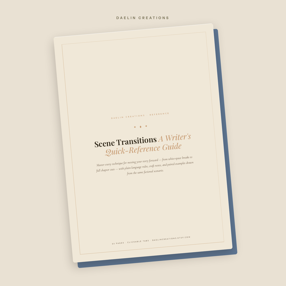 Scene Transitions Writer's Reference Guide — image 2
