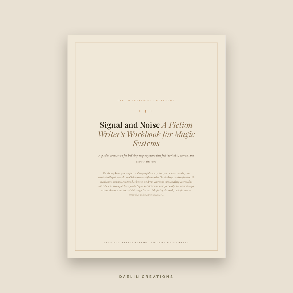 Magic System Workbook for Fiction Writers