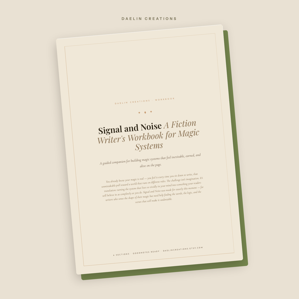 Magic System Workbook for Fiction Writers — image 2