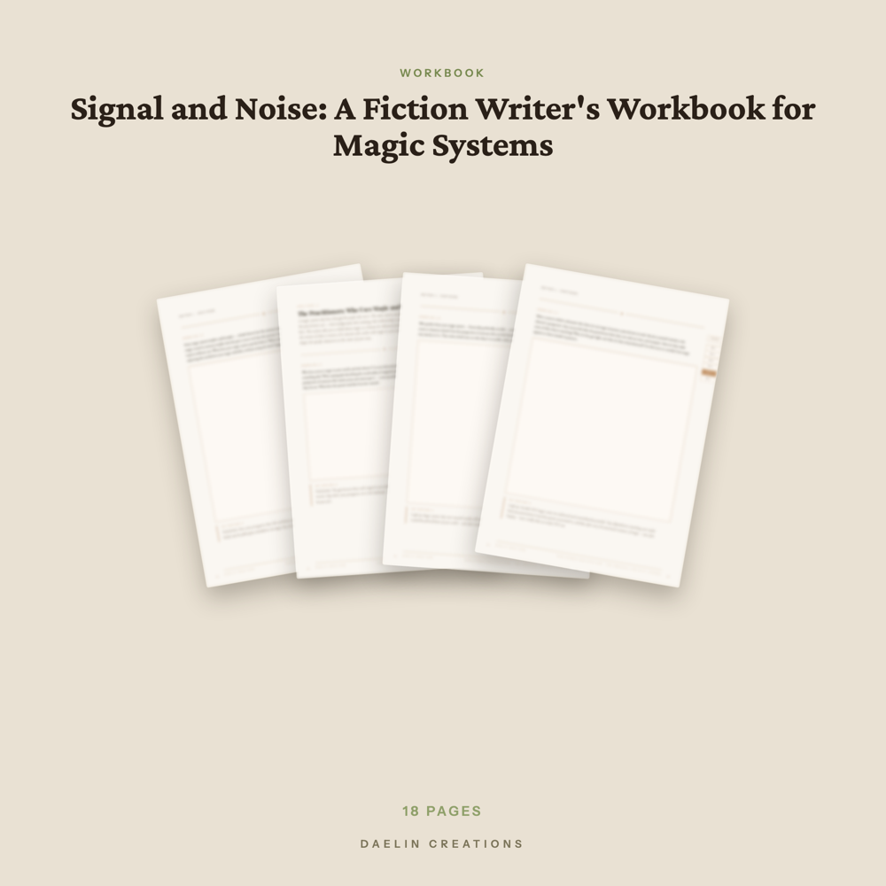 Magic System Workbook for Fiction Writers — image 3