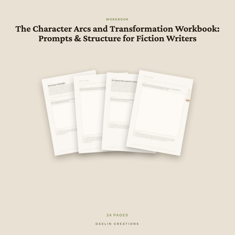 Character Arc Workbook for Fiction Writers — Transformation Prompts, Scene — image 3