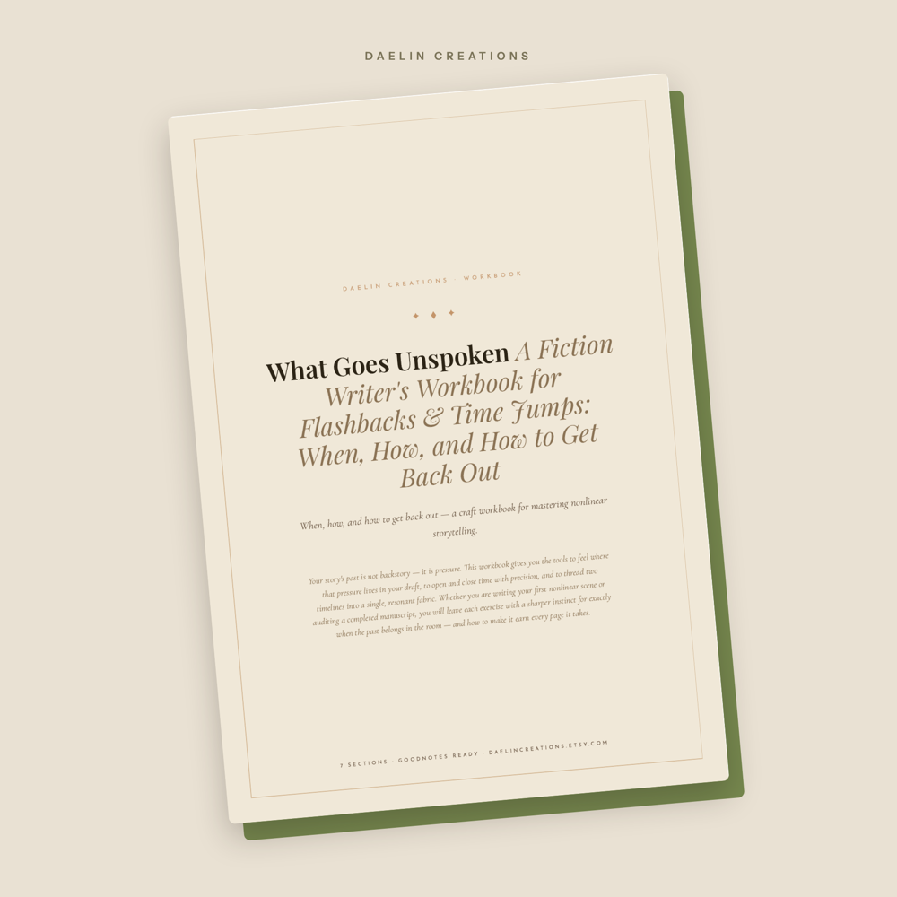 Flashbacks & Time Jumps Workbook for Fiction Writers — image 2